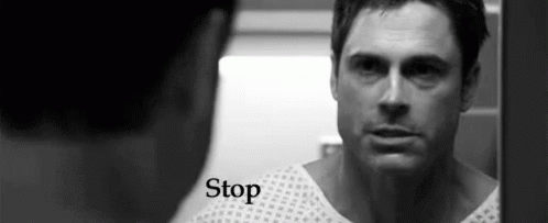 Stop Pooping Rob Lowe Dark Room GIF