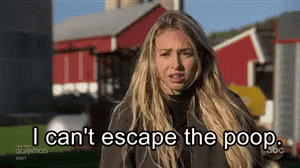 Stop Pooping Shock Girl GIF