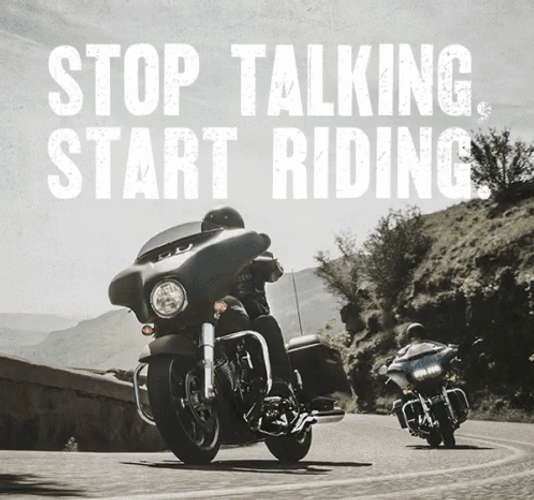 Stop Talking Start Driving Hog Rider GIF