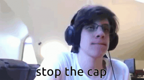Stop The Cap Disappointed Npesta Gamer GIF