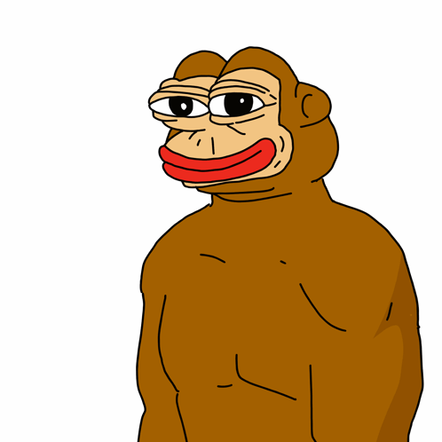 Stop The Cap Frantic Cartoon Monkey Ponke GIF