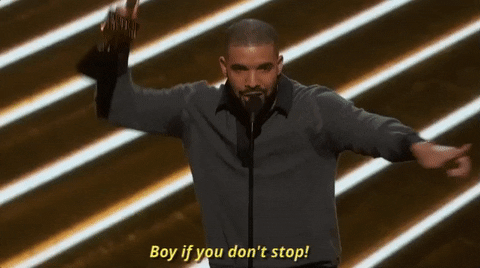 Stop The Cap Pumped Up Drake Speech GIF