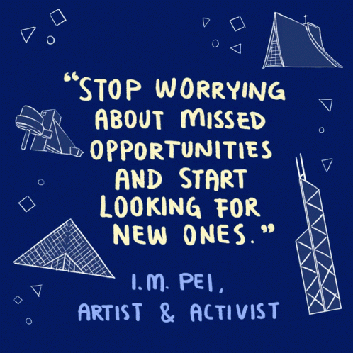 Stop Worrying About Missed Opportunities GIF
