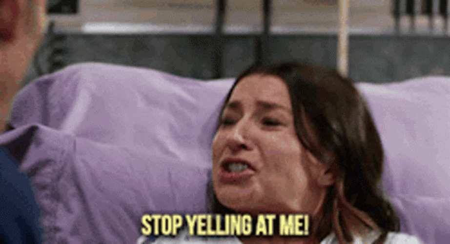 Stop Yelling At Me GIF
