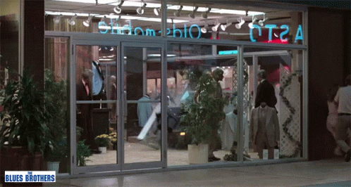 Store Front With Blues Brothers Sign