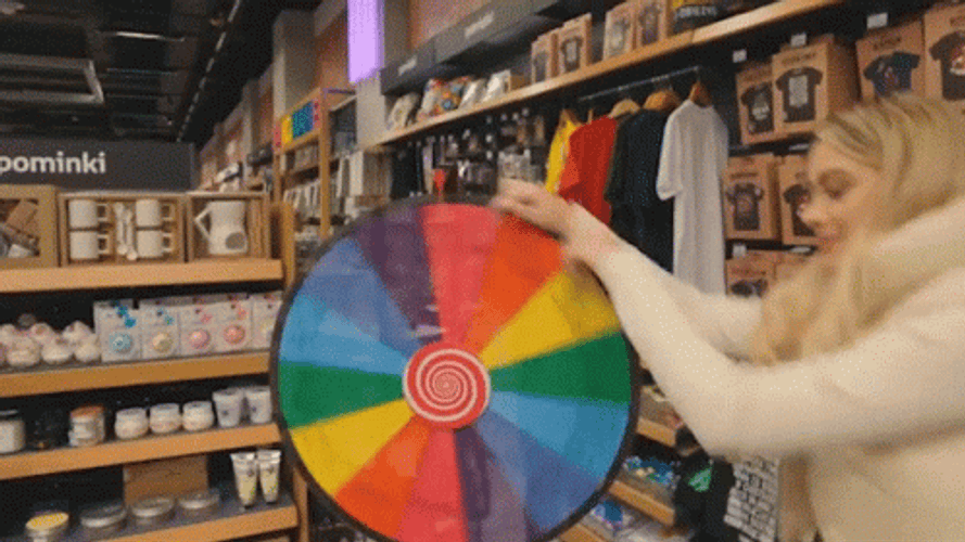 Store Spinning Wheel Prize GIF