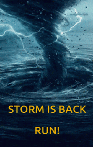 Storm Is Back Run Poster