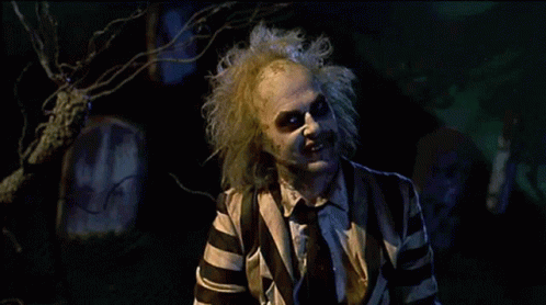 Storm Lightning It's Showtime Beetlejuice Meme GIF