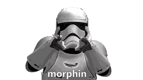 Storm Trooper Saying Bye Bye Morphin