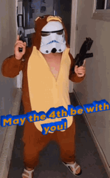 Stormtrooper Costume May The 4th Be With You GIF
