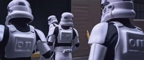 Stormtrooper Group Dance GIF