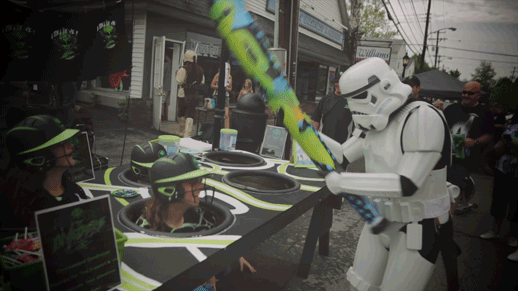 Stormtrooper Playing Whack A Mole GIF