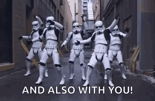 Stormtroopers Dancing in Alleyway