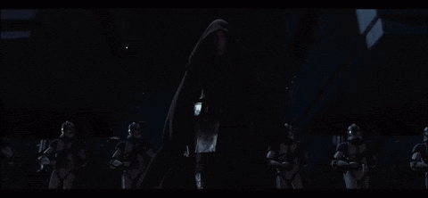 Stormtroopers Standing in Dark Room