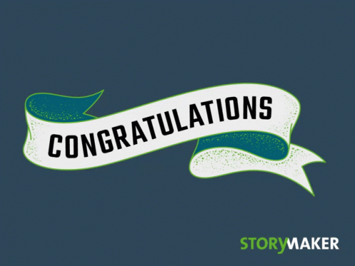 Storymaker Vines Congratulation Greeting GIF