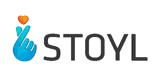 Stoyl Logo with Hand and Heart