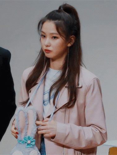 Straight Arm Pulldown Holding A Plushie GIF