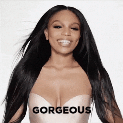 Straight Hair Girl Gorgeous GIF