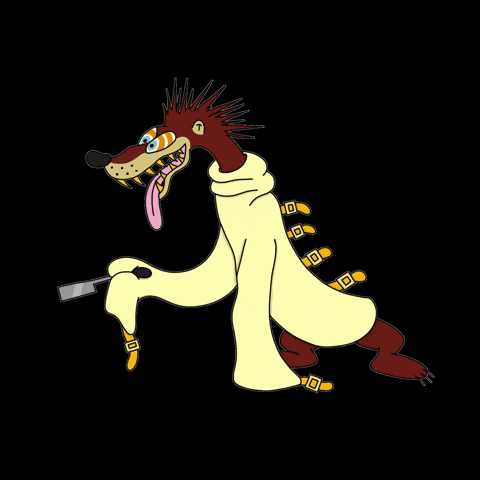 Straight Jacket Animated Psycho Cartoon GIF