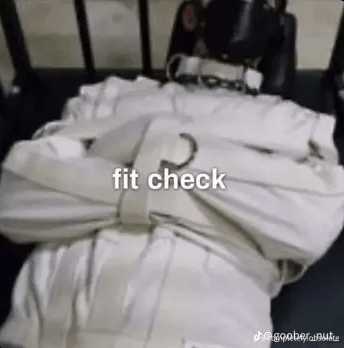 Straight Jacket Fit Check GIF