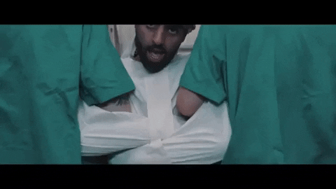 Straight Jacket Man Getting Dragged GIF