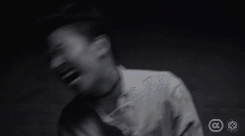 Straight Jacket Screaming Man GIF