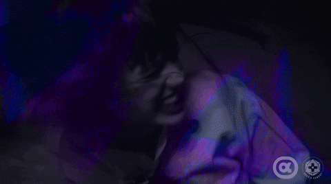 Straight Jacket Trippy Woman Screaming GIF