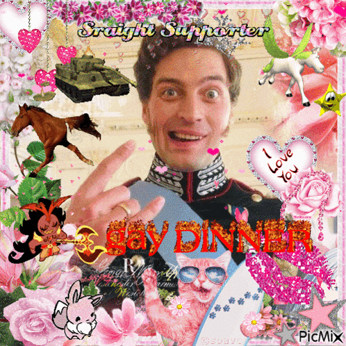 Straight Supporter Boy Dinner GIF