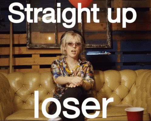 Straight Up Loser Izzy Bee Philips GIF