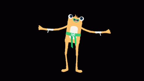 Strange Creature Doing Ickey Shuffle GIF