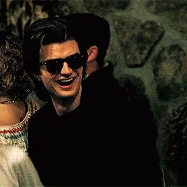 Stranger Thing Steve Partying GIF