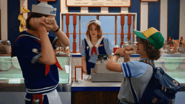 Stranger Things 4 Steve And Dustin GIF