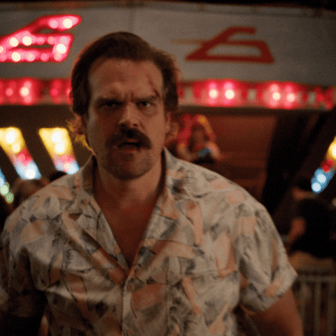 Stranger Things David Harbor GIF