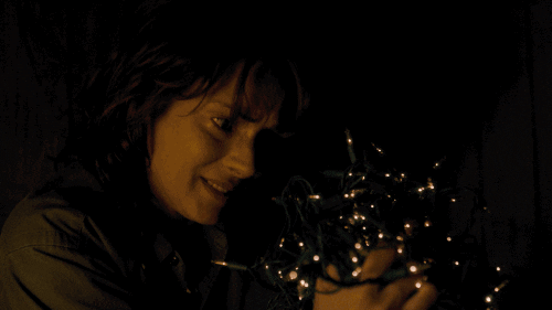 Stranger Things Joyce Byers Holding Lights GIF