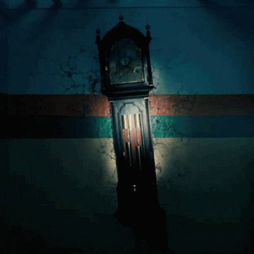 Stranger Things Old Scary Clock GIF