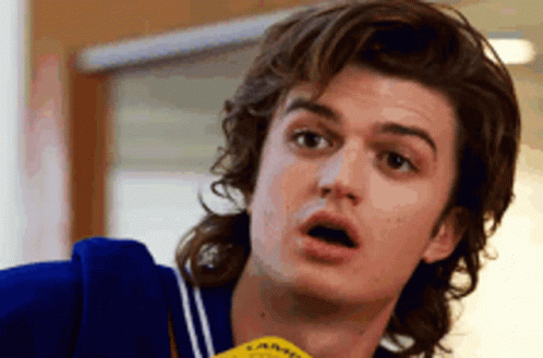 Stranger Things Steve Joe Keery GIF