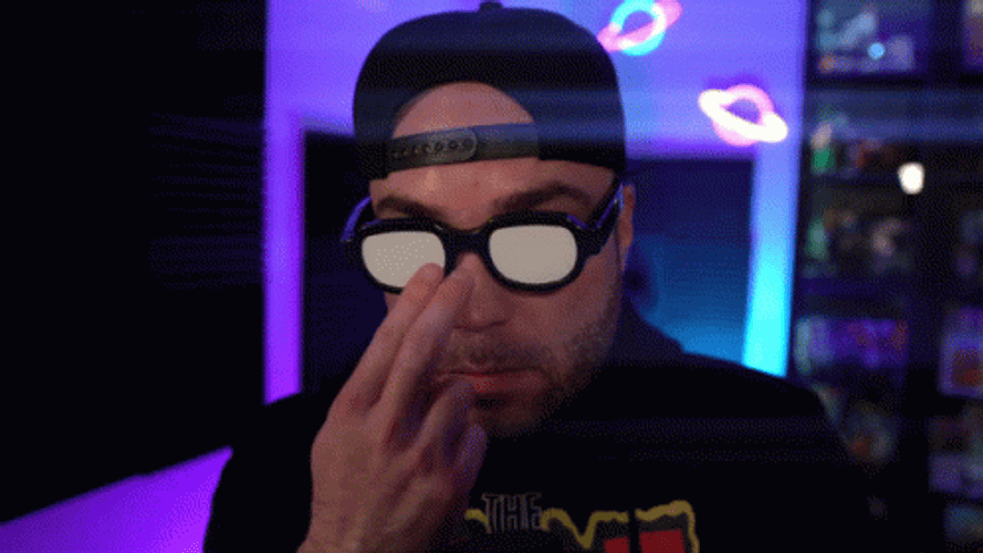 Streamer Anime Glasses Edit GIF
