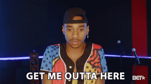 Streamer Get Me Outta Here GIF
