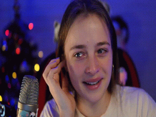 Streamer Girl Crying GIF