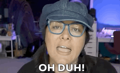 Streamer In A Beret Rolling Her Eyes Oh Duhhh GIF