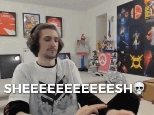 Streamer Sheesh Sign GIF