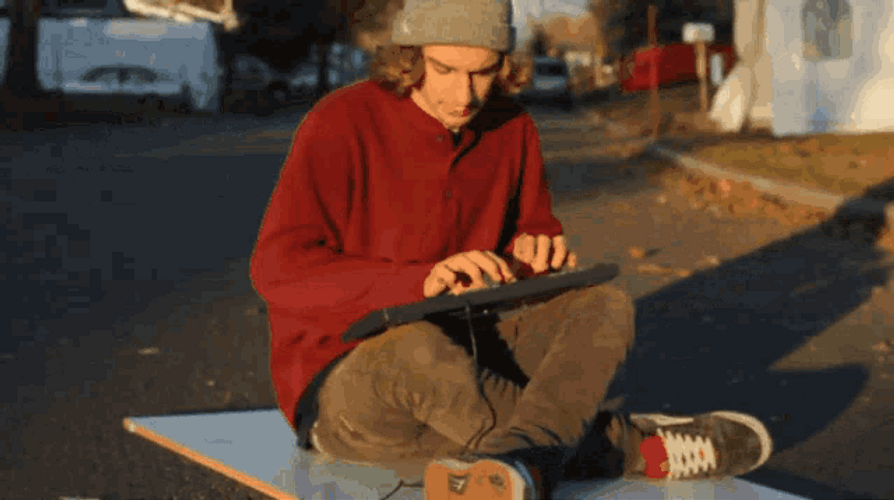 Street Fast Typing GIF