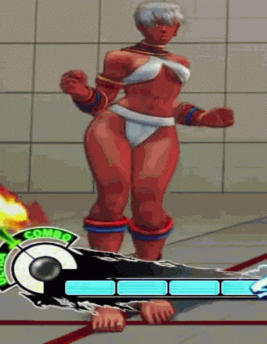 Street Fighter Elena Dancing GIF