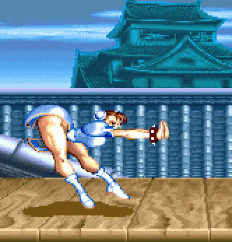 Street Fighter Lightning Ball Chun-li GIF