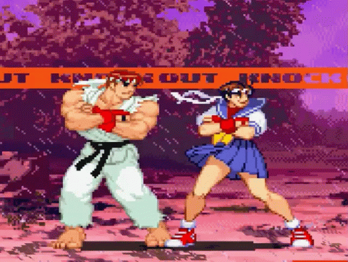 Street Fighter Alpha Mugen Ryu GIF
