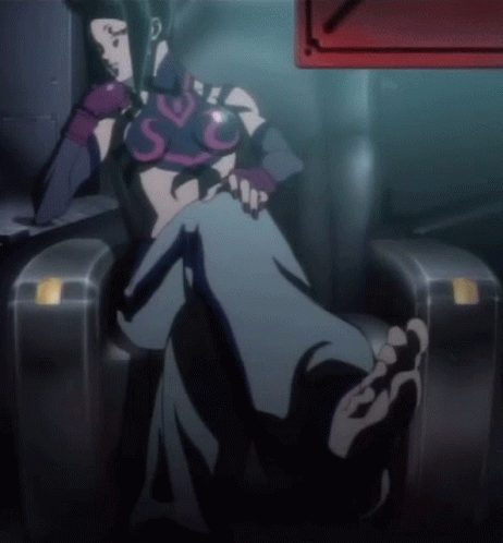 Street Fighter Juri Han Foot Fetish GIF