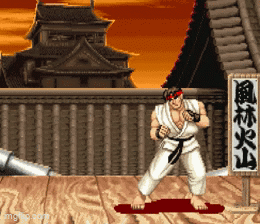 Street Fighter Ryu Hadouken GIF