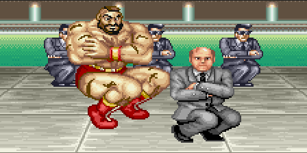 Street Fighter Zangief Russian Dance GIF