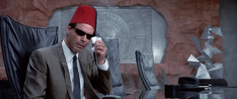 Stressed Out Austin Powers Sweating GIF