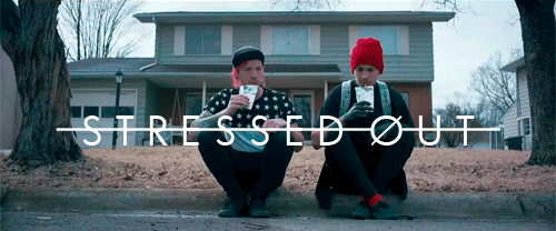 Stressed Out Teenagers Chilling Around GIF